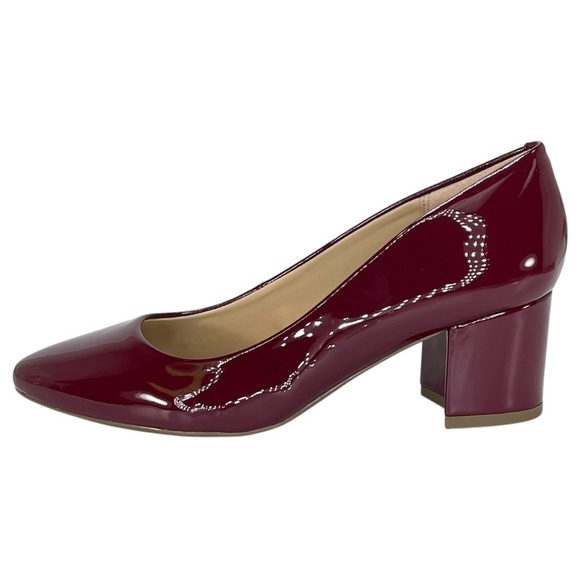 Easy Spirit Cosma3 Dark Plum Patent Leather Womens Pumps Size 8M - Picture 3 of 11